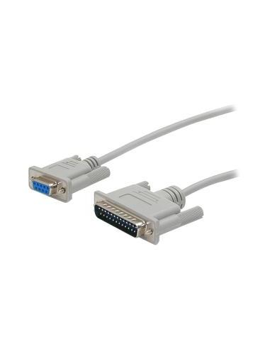 CABLE STARTECH 9 HEMBRA / 25 MACHO NULL MODEM 3M 