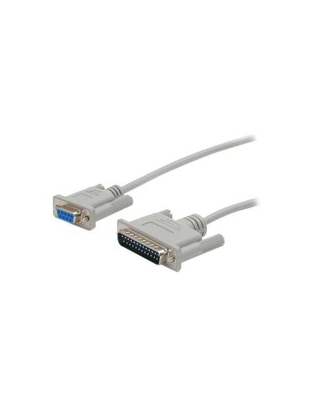 CABLE STARTECH 9 HEMBRA / 25 MACHO NULL MODEM 3M 