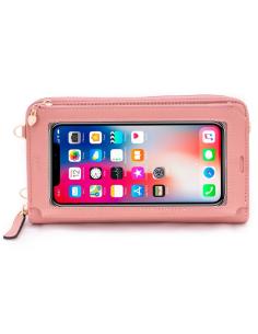 FUNDA MOVIL COOL BAG HORIZONTAL UNIVERSAL HASTA 6.7 PINK 2