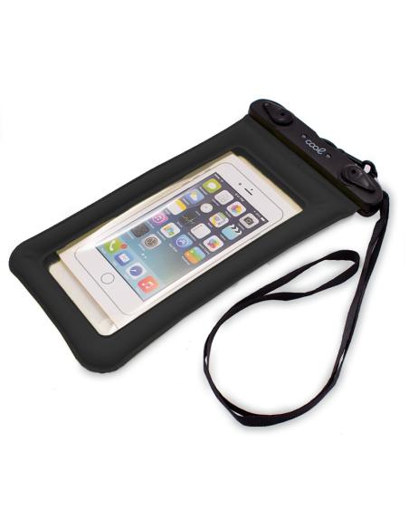 FUNDA MOVIL COOL WATERPROOF UNIVERSAL HASTA 7 BLACK 