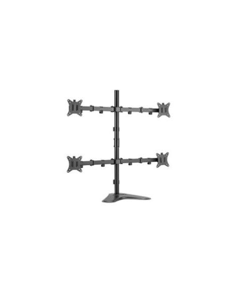 SOPORTE MONITOR ESCRITORIO EQUIP EQ650127 4 BRAZOS 17-32 VESA 100 BLACK