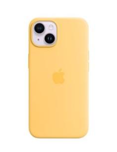 FUNDA IPHONE 14 APPLE SILICONA SUNGLOW MAGSAFE