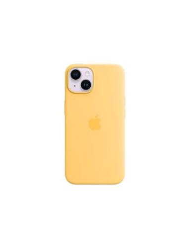 FUNDA IPHONE 14 APPLE SILICONA SUNGLOW MAGSAFE