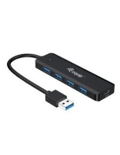 HUB EQUIP USB / USB-C 4 PUERTOS USB 3.2 BLACK