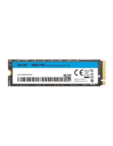 DISCO SSD M.2 NVME 1TB LEXAR NM610 PRO 2280