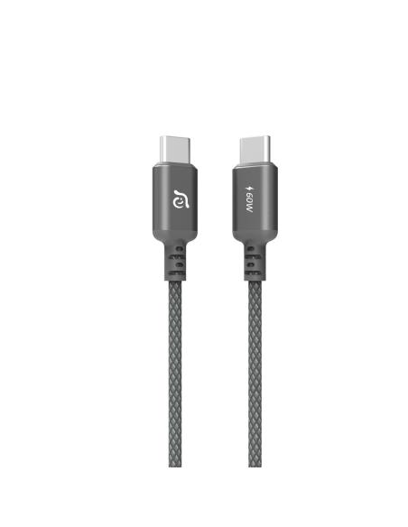 CABLE ADAM USB-C MACHO / USB-C MACHO 60W MAGNETIC BLACK 1M 