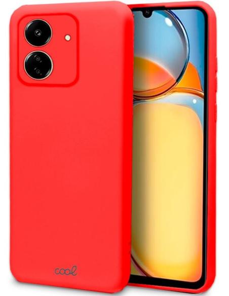 FUNDA MOVIL BACK COVER COOL SILICONA RED XIAOMI REDMI 13C / POCO C65