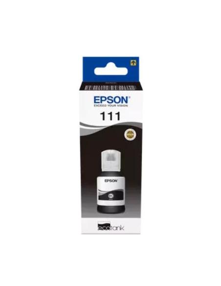 BOTE DE TINTA EPSON 111 BLACK 120ML PIGMENTADA ECOTANK ET-M1100 ET-2120
