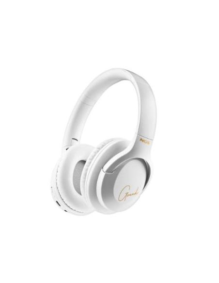 AURICULAR + MIC NGS HEADPHONES ARTICA GREED BLUETOOTH WHITE