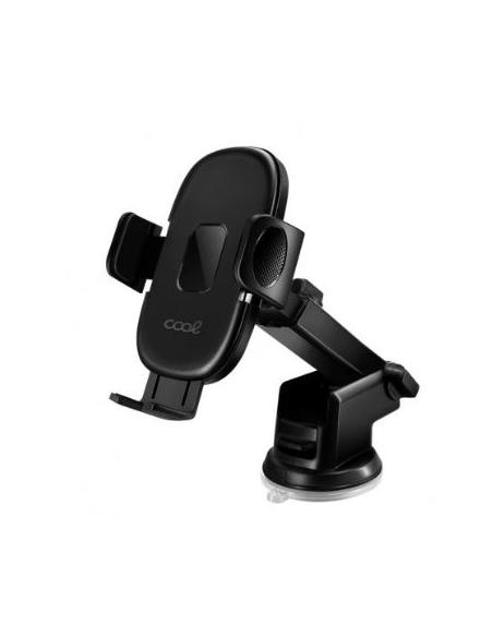 SOPORTE COCHE UNIVERSAL COOL VENTOSA ONE CLICK BLACK 