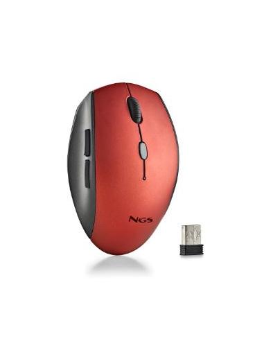 MOUSE NGS WIRELESS BEE USB RED