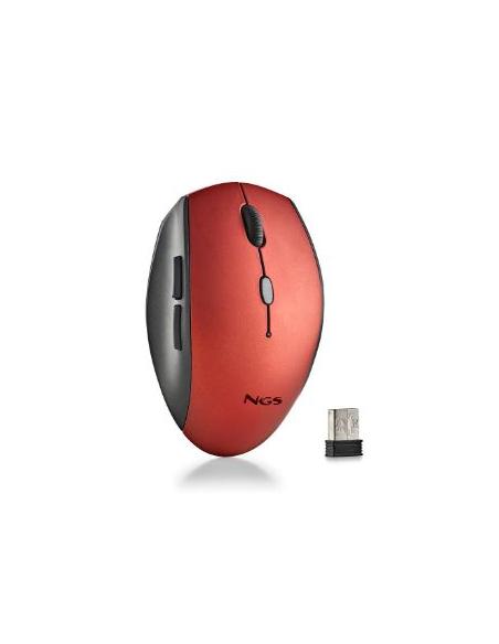 MOUSE NGS WIRELESS BEE USB RED