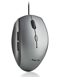 MOUSE NGS MOTH 1600 DPI GRAY USB / USB-C