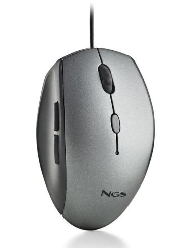 MOUSE NGS MOTH 1600 DPI GRAY USB / USB-C