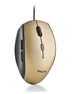 MOUSE NGS MOTH 1600 DPI GOLD USB / USB-C