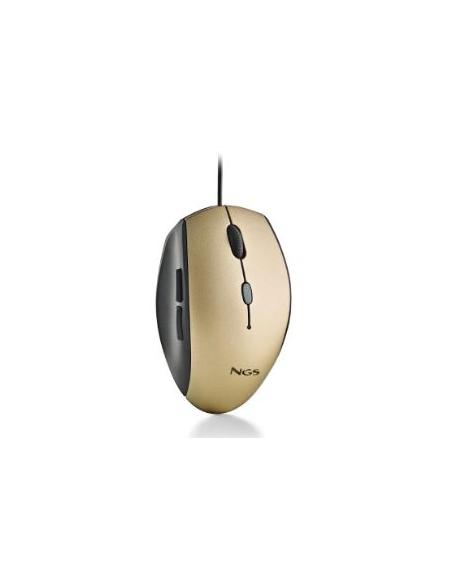 MOUSE NGS MOTH 1600 DPI GOLD USB / USB-C