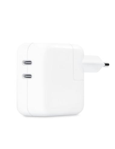 CARGADOR USB-C APPLE 35W 2XUSB-C WHITE