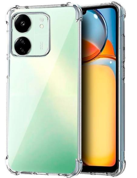 FUNDA MOVIL BACK COVER COOL ANTISHOCK TRANSPARENTE XIAOMI REDMI 13C / POCO C65