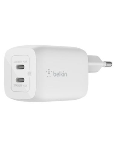 CARGADOR 2XUSB-C BELKIN 65W WHITE