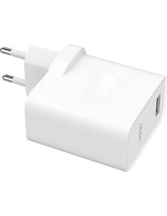 CARGADOR USB OPPO VOOC FLASH 30W 5V 6A WHITE PARA CASA