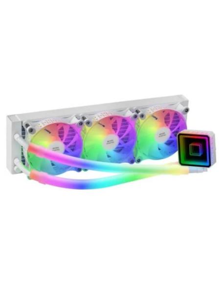 KIT REFRIGERACION LIQUIDA CPU MARS GAMING ML-ULTRA WHITE 360 ARGB 2066/2011/1700/1200/1155/1151/775 AM5/AM4/AM3/AM2