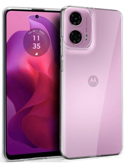 FUNDA MOVIL BACK COVER COOL SILICONA TRANSPARENTE MOTO G04 / G24