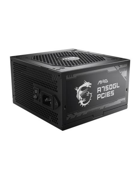 FUENTE DE ALIMENTACION ATX 750W MSI MAG A750GL 80+ GOLD MODULAR BLACK