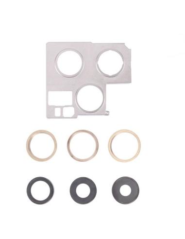 LENTE CAMARA TRASERA Y CHAPA PARA IPHONE 13 PRO...