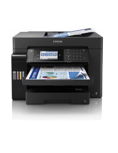 IMPRESORA EPSON MULTIFUNCION ECOTANK ET-16600 32PPM ADF DUPLEX LAN WIFI FAX BLACK
