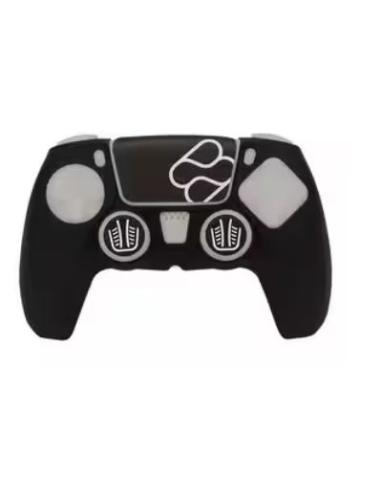 FUNDA FR-TEC SILICONE + GRIPS BLACK PARA DUALSENSE