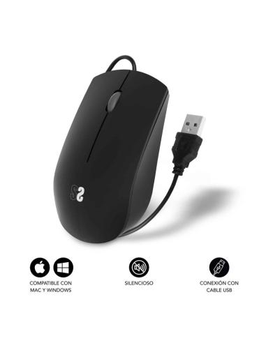 MOUSE SUBBLIM WIRED OPTICAL BUSINESS SILENT USB...