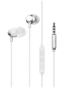 AURICULAR IN-EAR + MIC ENERGY METALLIZED JACK WHITE