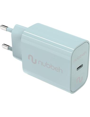 CARGADOR USB-C NUBBEH 25W 3A PD 3.0 TURQUOISE...