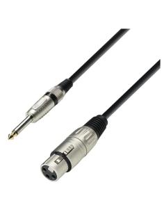 CABLE KABLEX AUDIO XLR 3 PIN HEMBRA / JACK 6.3MM MACHO 3M