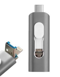 MEMORIA USB-C / LIGHTNING / USB 64GB COOL SILVER