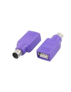 ADAPTADOR KABLEX PS2 MACHO / USB HEMBRA PURPLE