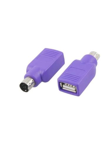 ADAPTADOR KABLEX PS2 MACHO / USB HEMBRA PURPLE