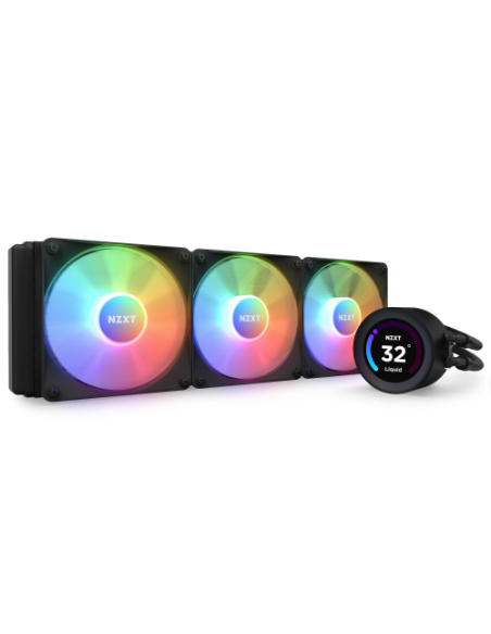 KIT REFRIGERACION LIQUIDA CPU NZXT KRAKEN ELITE 360 BLACK ARGB AM5/AM4/1700/1200/1156/1155/1151/1150