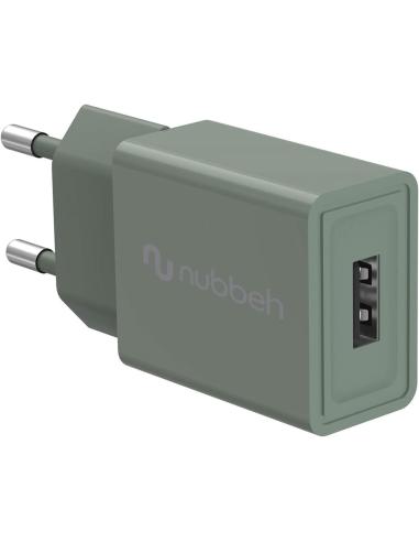 CARGADOR USB NUBBEH 10W 2A GREEN PARA CASA