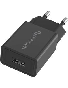 CARGADOR USB NUBBEH 10W 2A BLACK PARA CASA