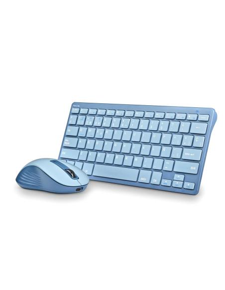TECLADO + MOUSE NGS WIRELESS FANTASY KIT BLUE