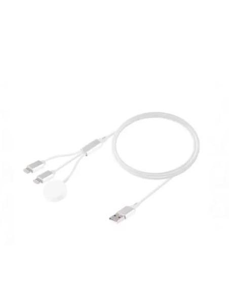 CABLE CARGA KABLEX MAGNETICO APPLE WATCH + 2 X CABLE LIGHTNING 1M