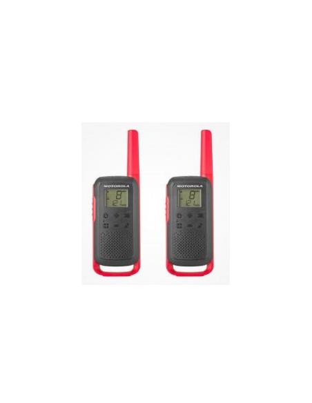 WALKIE MOTOROLA TWIN TALKRE T62 RED PACK 2UD