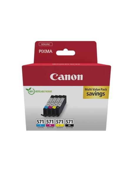 CARTUCHO CANON CLI-571 MULTIPACK PIXMA MG5751 MG5752 MG5753 MG6851