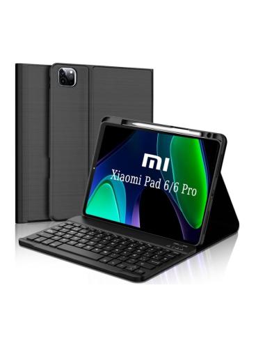 FUNDA TABLET HT FOLIO + TECLADO BLUETOOTH BLACK...