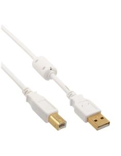 CABLE KABLEX USB MACHO / USB B MACHO 10M WHITE