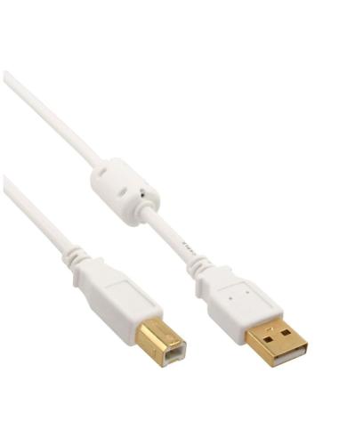 CABLE KABLEX USB MACHO / USB B MACHO 10M WHITE