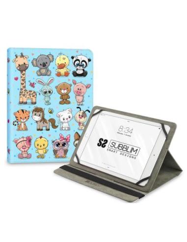 FUNDA TABLET SUBBLIM TRENDY CASE 11 ANIMALS