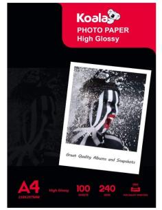 PAPEL KOALA FOTOGRAFICO GLOSSY  A4 100H
