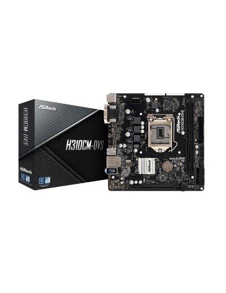 PLACA BASE ASROCK INTEL H310CM-DVS SOCKET 1151 MATX GRAFICA DDR4 SATA6 GLAN USB 3.1